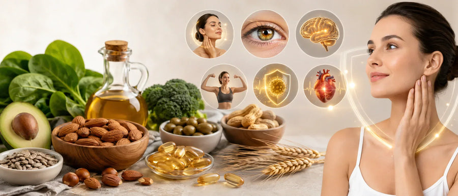 Everything You Need to Know About Vitamin E: Benefits, Sources, Deficiency & More