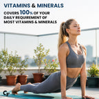 Men's Multivitamin Tablets with 45 Nutrients, 9 Functional Blends, Probiotics & Korean Ginseng | Daily Vitamins & Minerals for Energy, Immunity, Brain & Bone Support | 180 Tablets