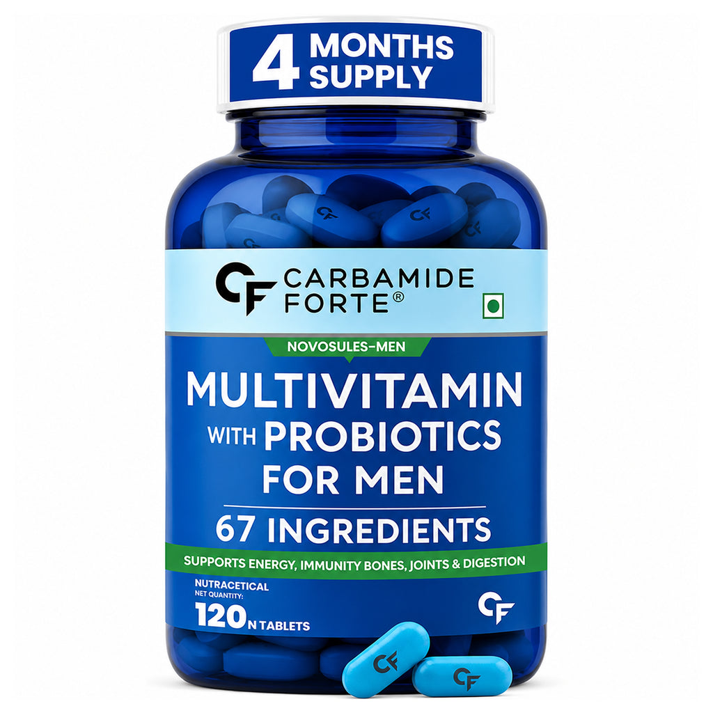 Men's Multivitamin 120 Tablets | 67 Ingredients, 13 Functional Blends, Vitamins, Minerals, Probiotics & Antioxidants | Daily Men's Wellness Supplement | 4 Month Supply