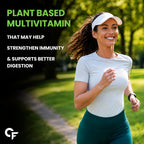 Plant-Based Multivitamin for Men & Women | 81 Ingredients, Vitamins, Minerals, Greens, Fruits & Herbal Blend | Daily Immune & Energy Support | 60 Tablets