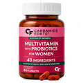 Women's Daily Multivitamin Tablets with Probiotics, Vitamins, Minerals & Herbal Blends - 43 Ingredients, 60 Tablets