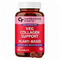 Plant-Based Veg Collagen Support Tablets | Hair, Skin & Nails Formula with Biotin, Vitamin C, Zinc, Amino Acids & Botanical Extracts | Vegan Beauty Supplement | 90 Tablets