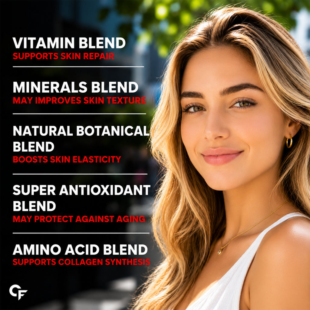 Plant-Based Veg Collagen Support Tablets | Hair, Skin & Nails Formula with Biotin, Vitamin C, Zinc, Amino Acids & Botanical Extracts | Vegan Beauty Supplement | 90 Tablets