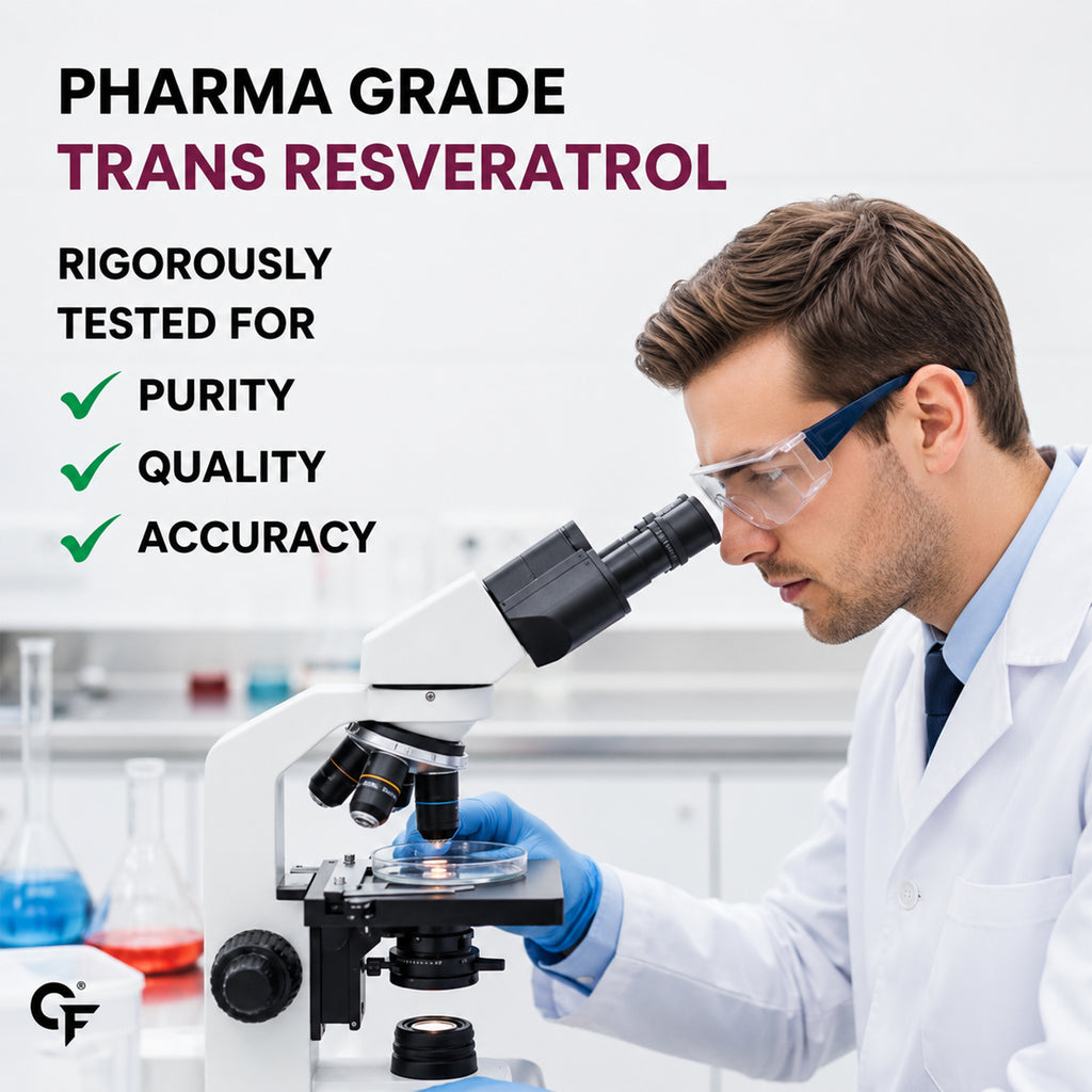 Trans Resveratrol 500mg with Grape Seed Extract 100mg | High Potency Antioxidant Supplement for Heart Health, Healthy Ageing & Immune Support | 30 Capsules