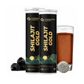 Himalayan Shilajit Effervescent Tablets 750mg with Ashwagandha, Gokshura, Black Musli & Saffron | Energy & Stamina Support | No Added Sugar | Masala Cola Flavor | 30 Tablets