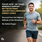 Himalayan Shilajit Effervescent Tablets 750mg with Ashwagandha, Gokshura, Black Musli & Saffron | Energy & Stamina Support | No Added Sugar | Masala Cola Flavor | 30 Tablets