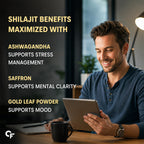 Himalayan Shilajit Effervescent Tablets 750mg with Ashwagandha, Gokshura, Black Musli & Saffron | Energy & Stamina Support | No Added Sugar | Masala Cola Flavor | 30 Tablets