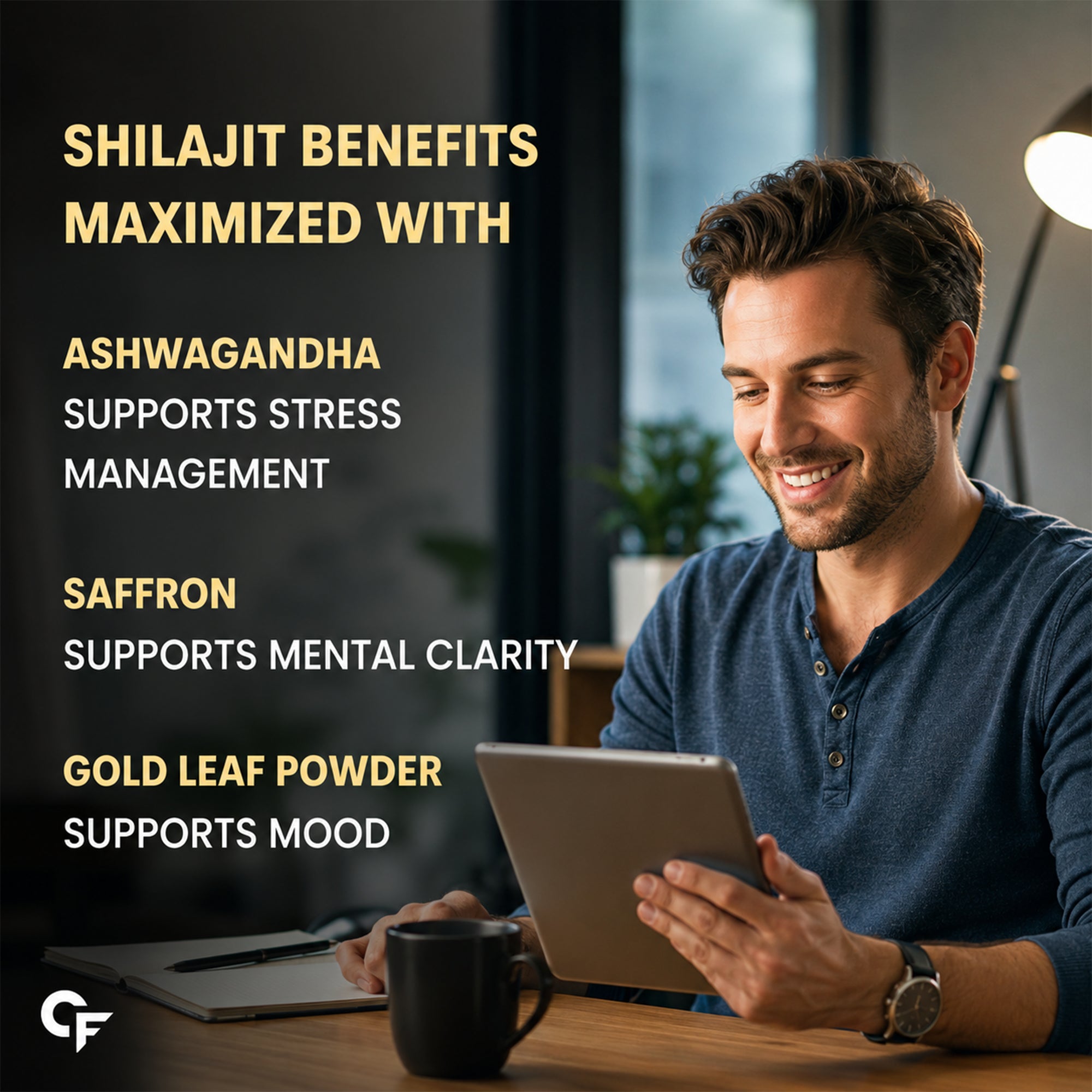 Himalayan Shilajit Effervescent Tablets 750mg with Ashwagandha, Gokshura, Black Musli & Saffron | Energy & Stamina Support | No Added Sugar | Masala Cola Flavor | 30 Tablets