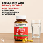 Vitamin K2 MK-7 55mcg Tablets | Nova-K2 MK7 | 120 Tablets | 100% RDA | High Absorption | Bone & Heart Health Support Supplement