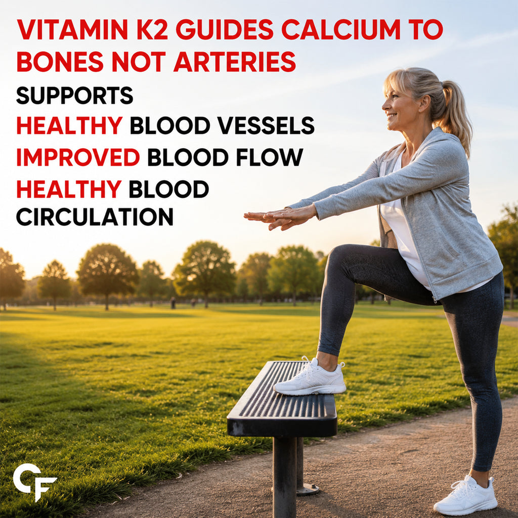 Vitamin K2 MK-7 55mcg Tablets | Nova-K2 MK7 | 120 Tablets | 100% RDA | High Absorption | Bone & Heart Health Support Supplement