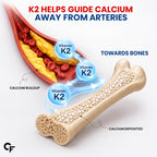 Vitamin K2 MK-7 55mcg Tablets | Nova-K2 MK7 | 120 Tablets | 100% RDA | High Absorption | Bone & Heart Health Support Supplement