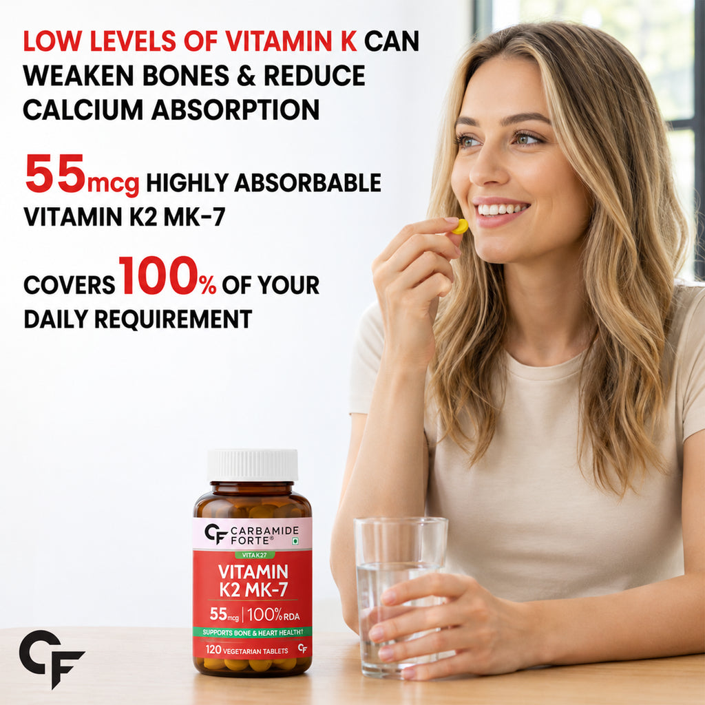 Vitamin K2 MK-7 55mcg Tablets | Nova-K2 MK7 | 120 Tablets | 100% RDA | High Absorption | Bone & Heart Health Support Supplement