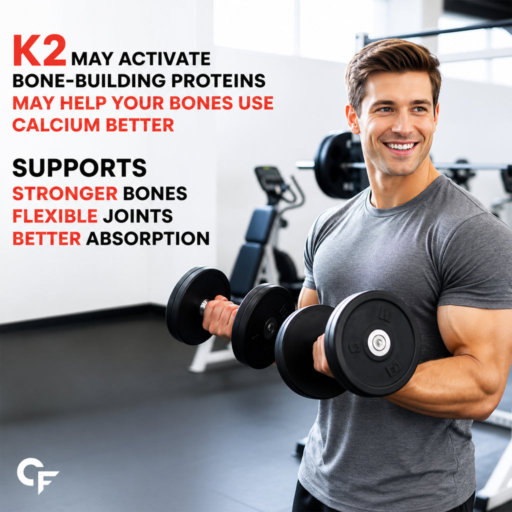 Vitamin K2 MK-7 55mcg Tablets | Nova-K2 MK7 | 120 Tablets | 100% RDA | High Absorption | Bone & Heart Health Support Supplement