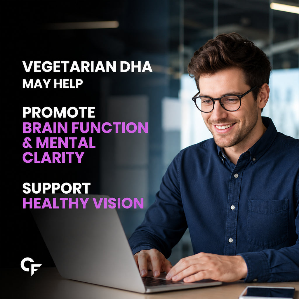 Veg Omega 3 DHA Gummies 250mg (Algal Source) | Fish-Free Vegetarian Omega-3 Supplement | No Added Sugar Cranberry Gummies | Heart, Brain & Joint Support | 60 Gummies