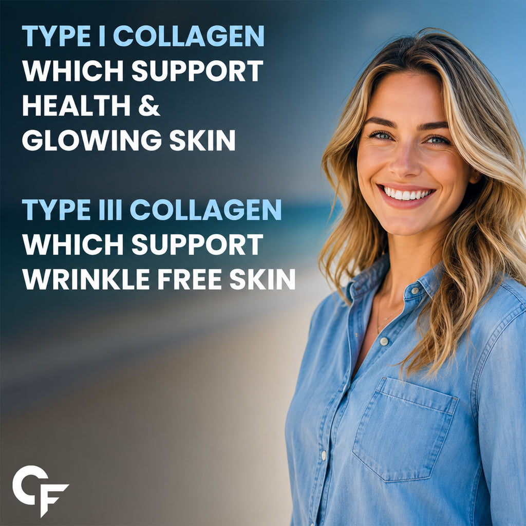 Hydrolyzed Bovine Collagen Peptides Powder 200g | Type I & III Collagen | 10g Per Serving | Unflavoured for Skin, Hair, Nails & Joint Support