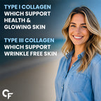 Hydrolyzed Bovine Collagen Peptides Powder 200g | Type I & III Collagen | 10g Per Serving | Unflavoured for Skin, Hair, Nails & Joint Support