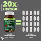 Ashwagandha KSM-66 600mg Tablets | 60 Tablets | Root Extract Supplement for Men & Women | Daily Wellness Support