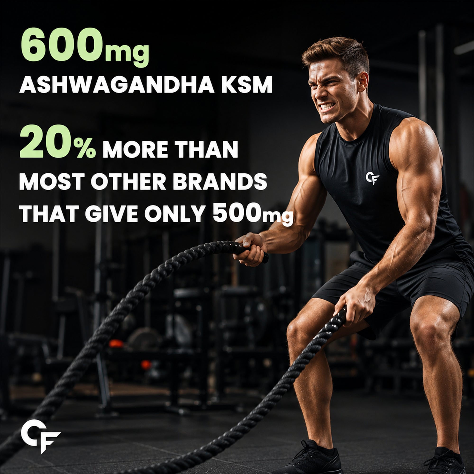Ashwagandha KSM-66 600mg Tablets | 60 Tablets | Root Extract Supplement for Men & Women | Daily Wellness Support