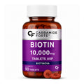 Biotin 10,000 mcg Tablets | High Potency Vitamin B7 Supplement | 90 Tablets | Film-Coated | Daily Hair, Skin & Nail Support