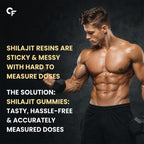 Shilajit Gummies for Men & Women | 150mg Shilajit Extract with Black Musli, Gokshura, Ginger & Saffron | Herbal Wellness Gummies | Masala Cola Flavour | 60 Gummies