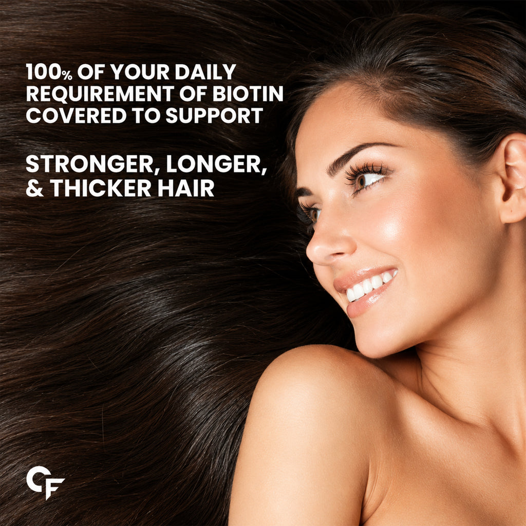 Collagen & Biotin Gummies for Hair Skin & Nails | Hydrolyzed Collagen Peptides, Hyaluronic Acid & Vitamin C | Mixed Fruit | 60 Gummies