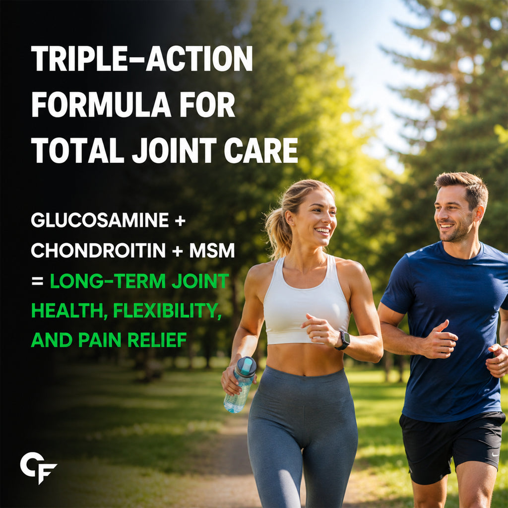 Glucosamine Chondroitin MSM Tablets with Collagen, Turmeric & Vitamin D3 | Joint Support Supplement for Men & Women | Supports Cartilage, Mobility & Flexibility | 90 Tablets