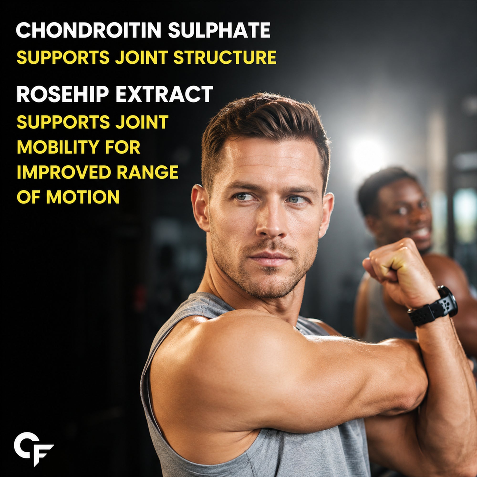Glucosamine 1600mg Joint Support Supplement | Glucosamine Chondroitin with Boswellia, Turmeric, Ginger, Rosehip, Vitamin D3 & B12 | Supports Joint, Cartilage & Mobility | 60 Tablets