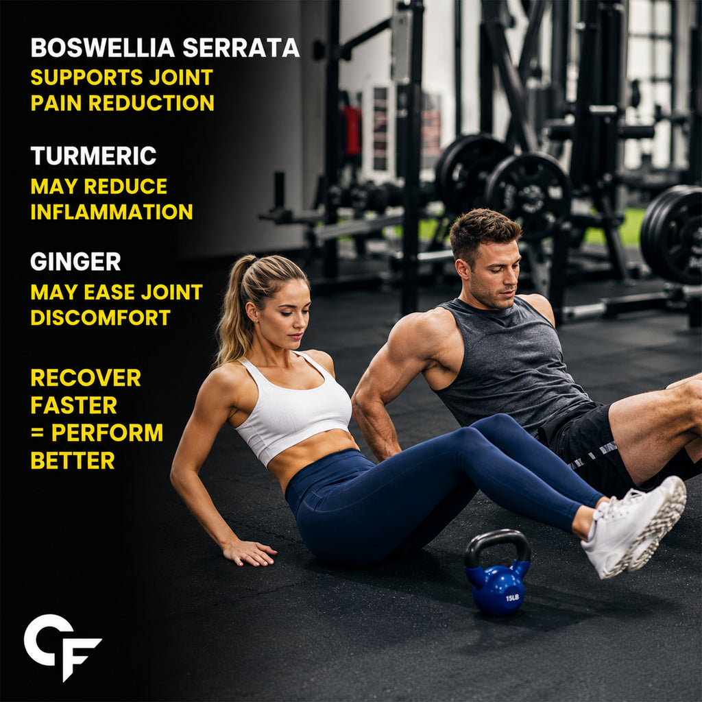 Glucosamine 1600mg Joint Support Supplement | Glucosamine Chondroitin with Boswellia, Turmeric, Ginger, Rosehip, Vitamin D3 & B12 | Supports Joint, Cartilage & Mobility | 60 Tablets