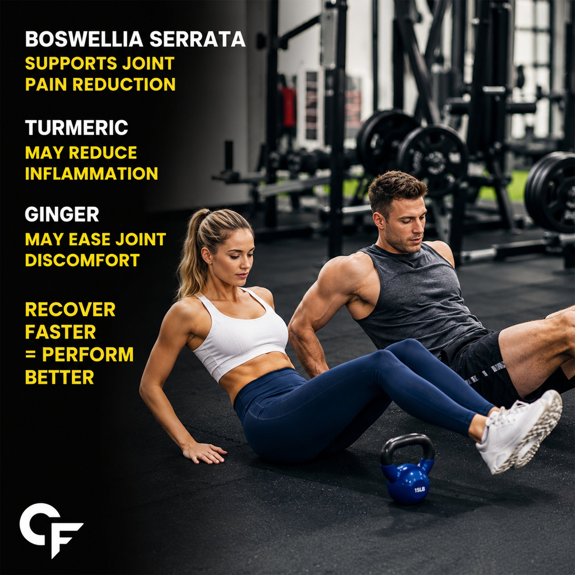 Glucosamine 1600mg Joint Support Supplement | Glucosamine Chondroitin with Boswellia, Turmeric, Ginger, Rosehip, Vitamin D3 & B12 | Supports Joint, Cartilage & Mobility | 60 Tablets