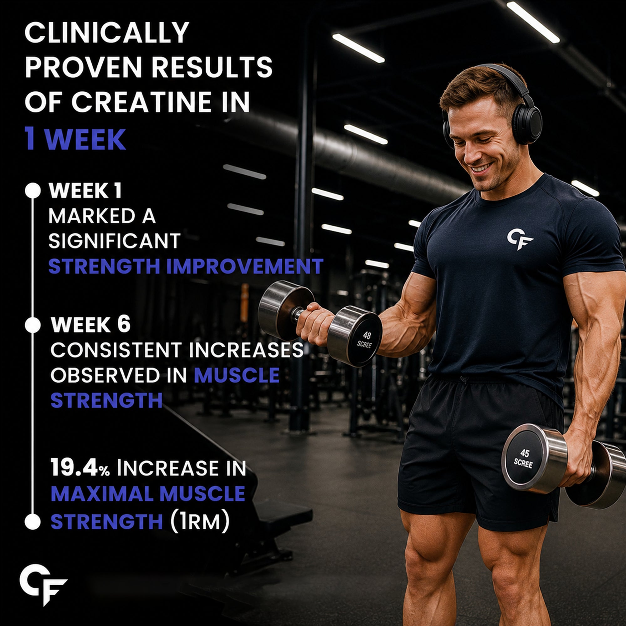 Micronized Creatine Monohydrate Powder 100g | 3000mg Per Serving | Unflavoured | 100% Pure Creatine | 33 Servings | Supports Strength, Muscle Performance & Recovery
