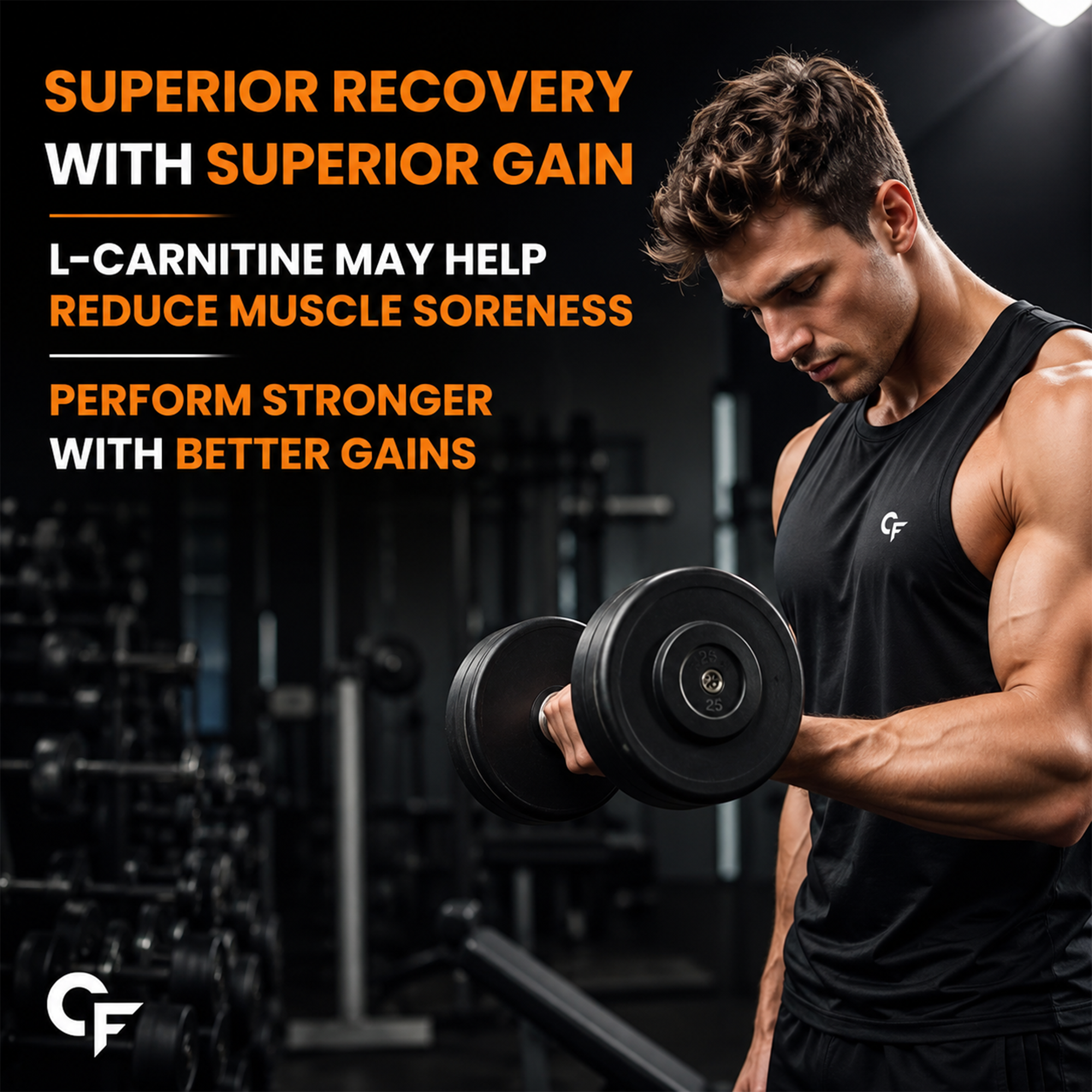 L-Carnitine Tartrate 2200mg Effervescent Tablets with Vitamin B Complex | Workout, Energy & Recovery Support | Orange Flavour | 40 Tablets