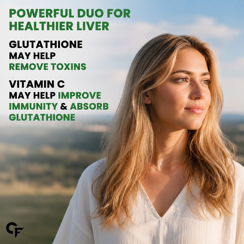Liver Detox Effervescent Tablets with Milk Thistle, Glutathione & Vitamin C | Herbal Liver Support Supplement with Ginkgo Biloba, Korean Ginseng & Dandelion | Green Mango | 60 Tablets