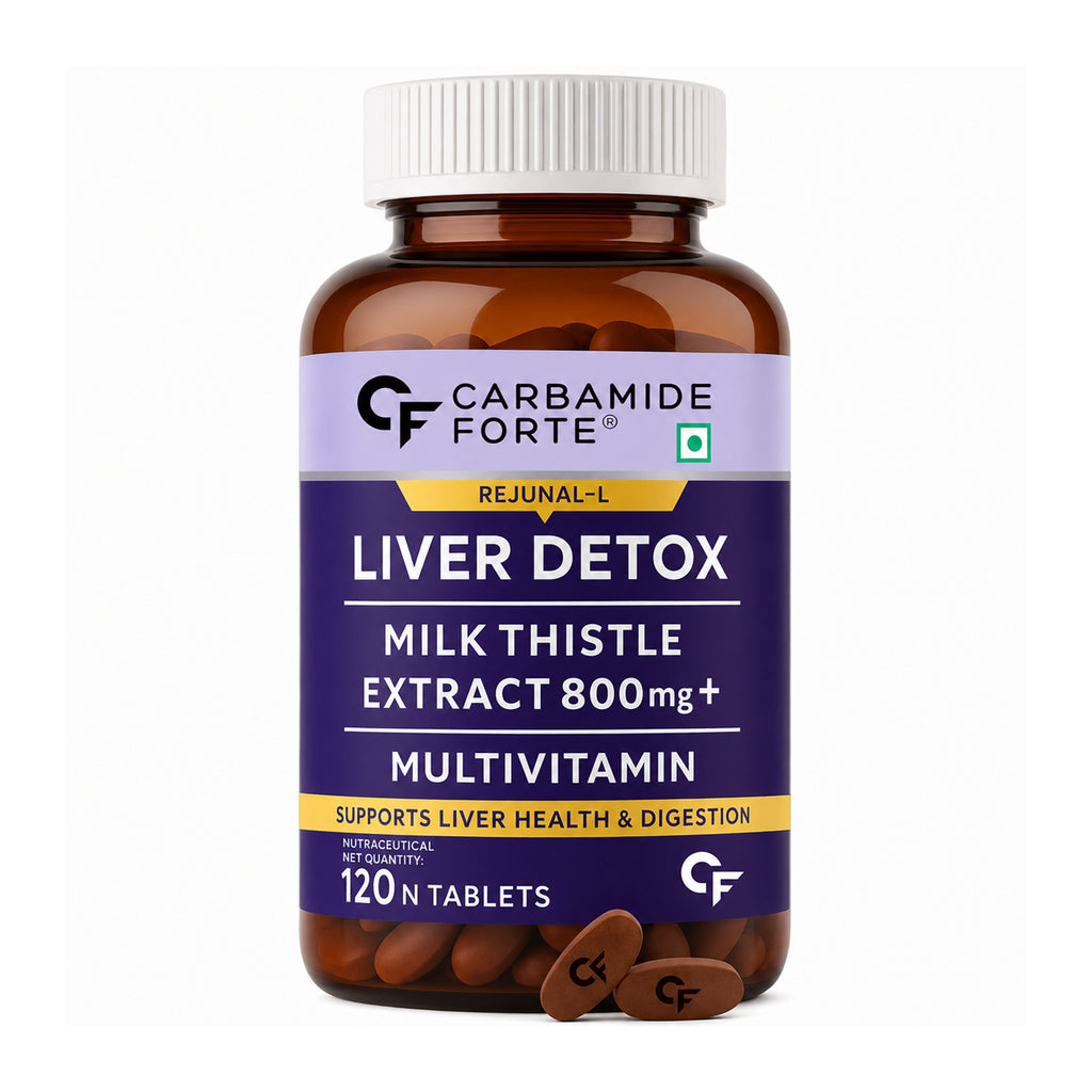 Milk Thistle Liver Support Supplement 800mg (30:1) | 80% Silymarin | Liver Detox Formula with Turmeric, Choline, Vitamins & Minerals | 120 Tablets for Men & Women