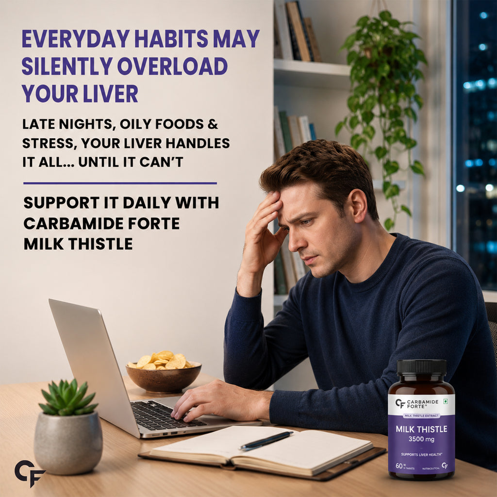 Milk Thistle 500mg with NAC, Dandelion & Vitamin C | Liver Support Supplement | 80% Flavonoids | Antioxidant & Digestive Health | 60 Tablets