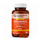 Vitamin C Tablets with Amla Extract 1000mg & Zinc | Natural Immune Support Supplement for Skin, Collagen & Wellness | 120 Tablets