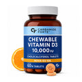 Vitamin D3 10,000 IU (250 mcg) Chewable Tablets | High Strength Cholecalciferol | Orange Flavour | Bone & Immune Support | 60 Tablets