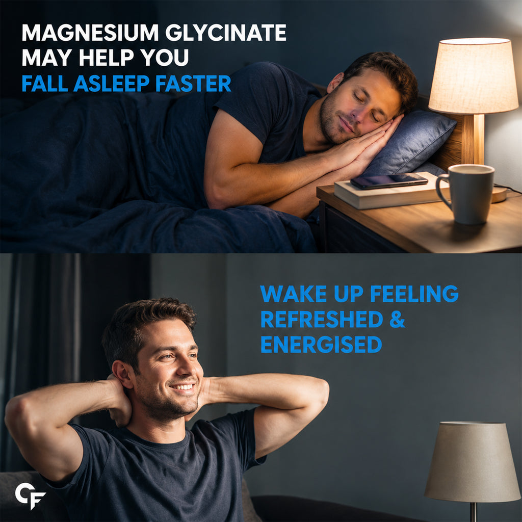 Chelated Magnesium Glycinate 2000mg Tablets | 440mg Elemental Magnesium | High Absorption Supplement for Sleep, Muscle Recovery & Bone Health | 120 Tablets