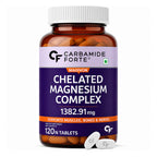 Chelated Magnesium Complex 440mg | Magnesium Glycinate, Citrate & Oxide | Muscle, Bone & Nerve Support | 120 Vegetarian Tablets