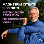 Chelated Magnesium Complex 440mg | Magnesium Glycinate, Citrate & Oxide | Muscle, Bone & Nerve Support | 60 Vegetarian Tablets