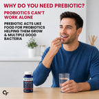 50 Billion CFU Probiotic Supplement with Prebiotics | 20 Probiotic Strains + 150mg FOS | Gut Health & Digestive Support | Shelf Stable | 60 Vegetarian Capsules