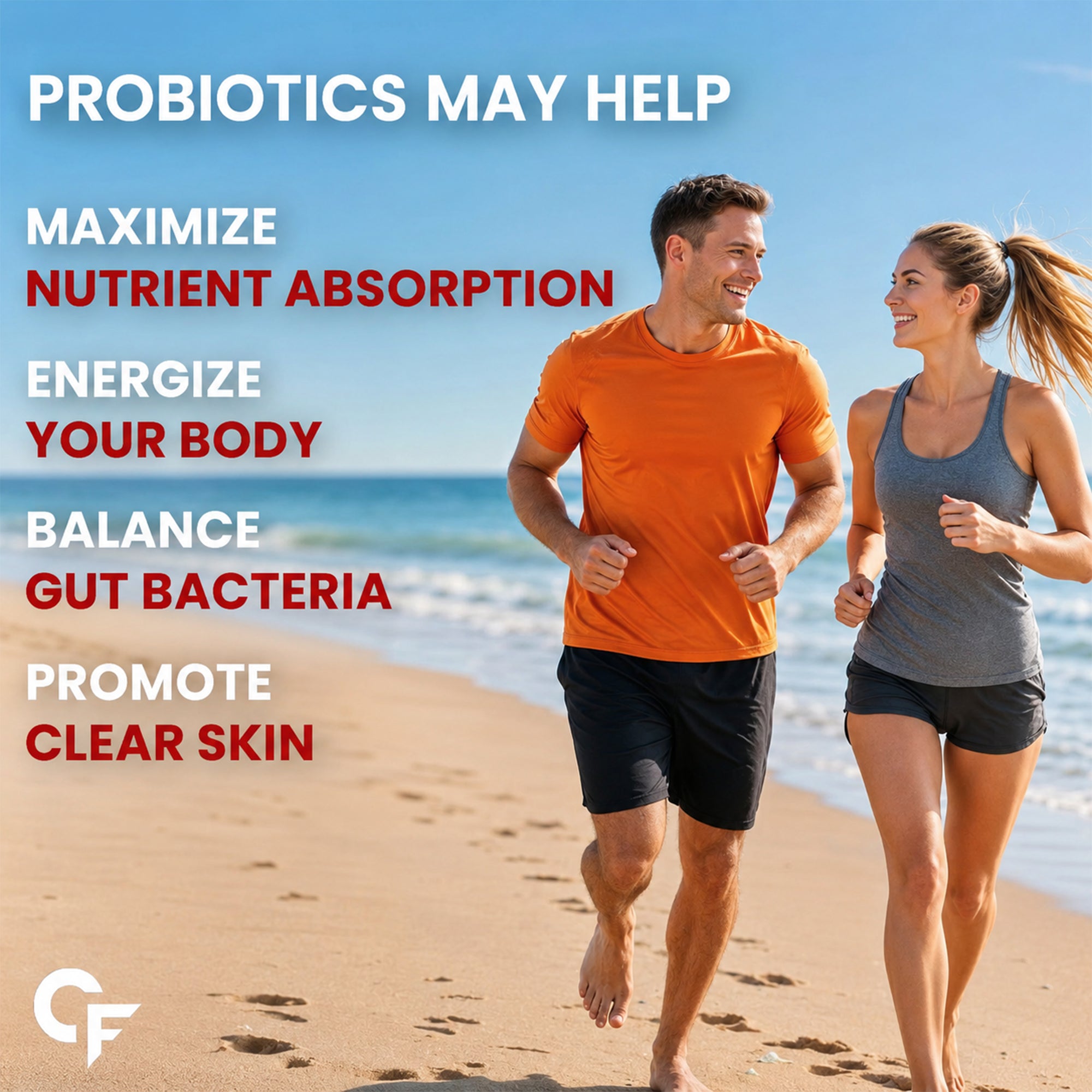 50 Billion CFU Probiotic + Prebiotic Effervescent Tablets | 20 Probiotic Strains with 150mg FOS | Cranberry Flavor | Gut & Digestive Health Supplement | 20 Tablets