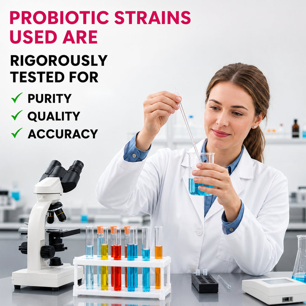 30 Billion CFU Probiotic Capsules with 16 Strains, Prebiotics, Vitamin C & Zinc – Gut Health & Digestive Support Supplement – 60 Vegetarian Capsules