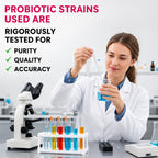 30 Billion CFU Probiotic Capsules with 16 Strains, Prebiotics, Vitamin C & Zinc – Gut Health & Digestive Support Supplement – 60 Vegetarian Capsules