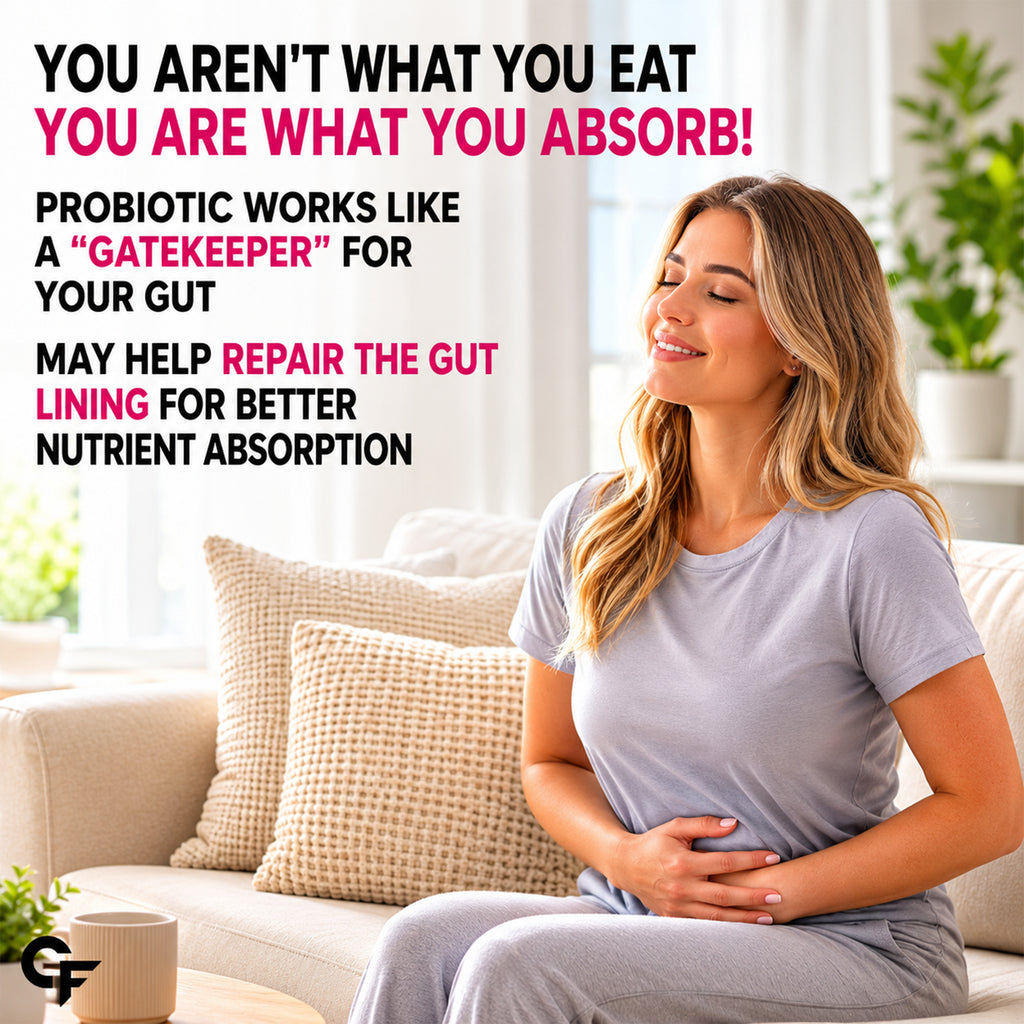 30 Billion CFU Probiotic Capsules with 16 Strains, Prebiotics, Vitamin C & Zinc – Gut Health & Digestive Support Supplement – 60 Vegetarian Capsules
