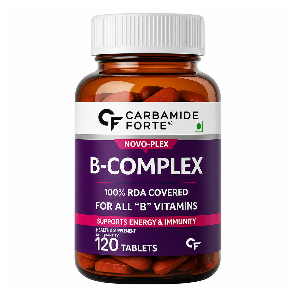 Vitamin B Complex 120 Tablets | 8 Essential B Vitamins with Biotin, B12 & Folic Acid | 100% RDA | Energy Metabolism, Skin, Hair, Nails & Nervous System Support | Vegetarian