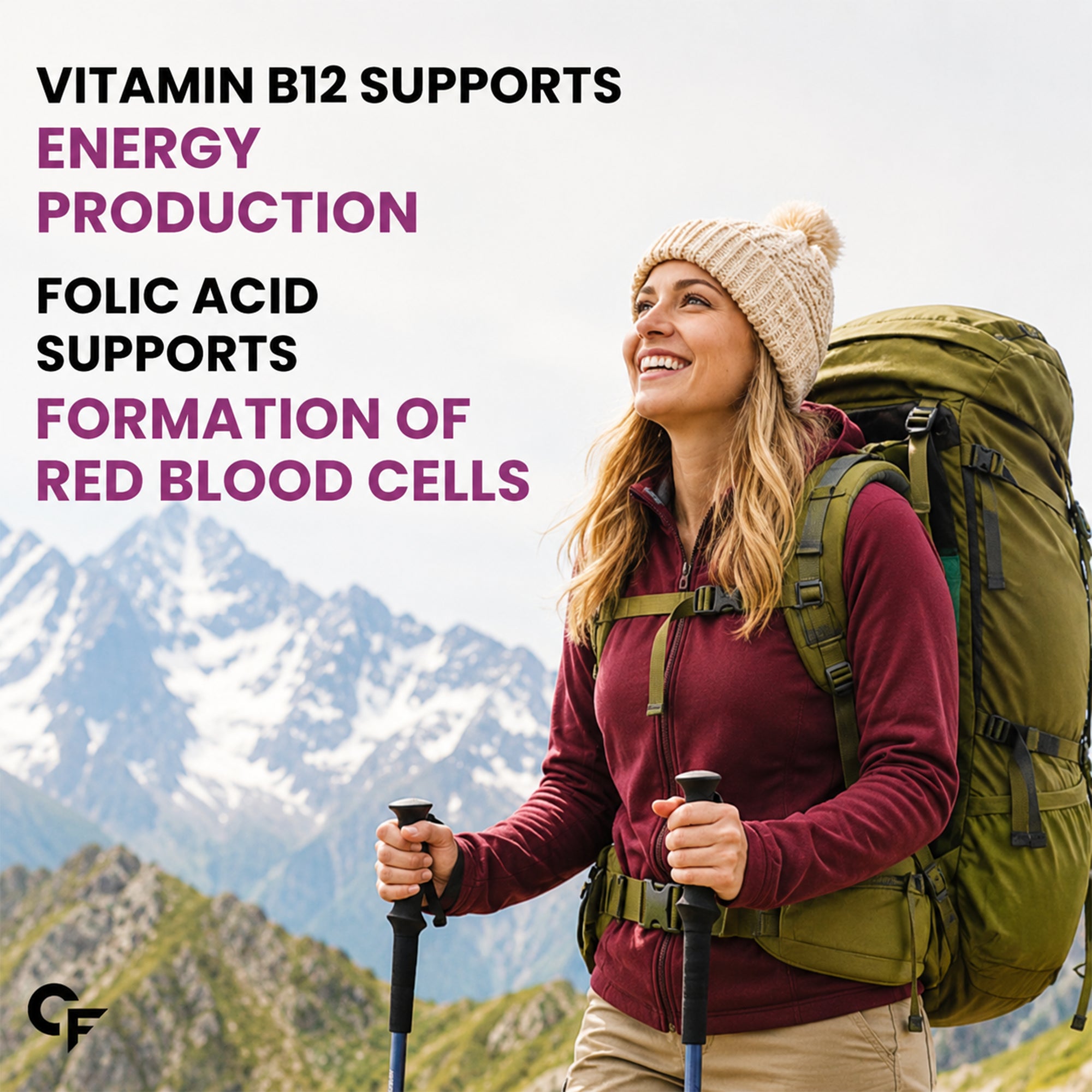 Vitamin B Complex 120 Tablets | 8 Essential B Vitamins with Biotin, B12 & Folic Acid | 100% RDA | Energy Metabolism, Skin, Hair, Nails & Nervous System Support | Vegetarian