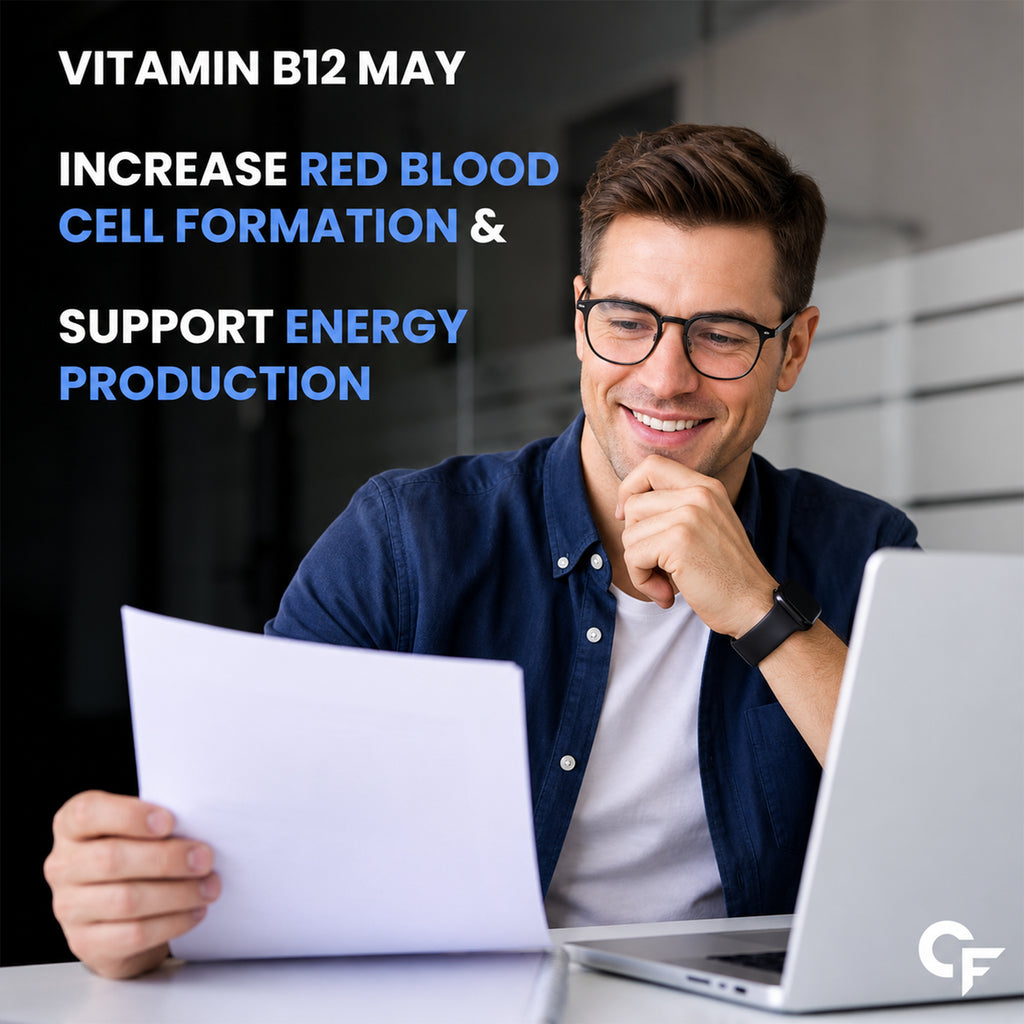 Vitamin B12 500mcg (Methylcobalamin) Tablets - High Strength Active B12 Supplement for Energy, Nerve & Brain Support - Vegetarian - 90 Tablets