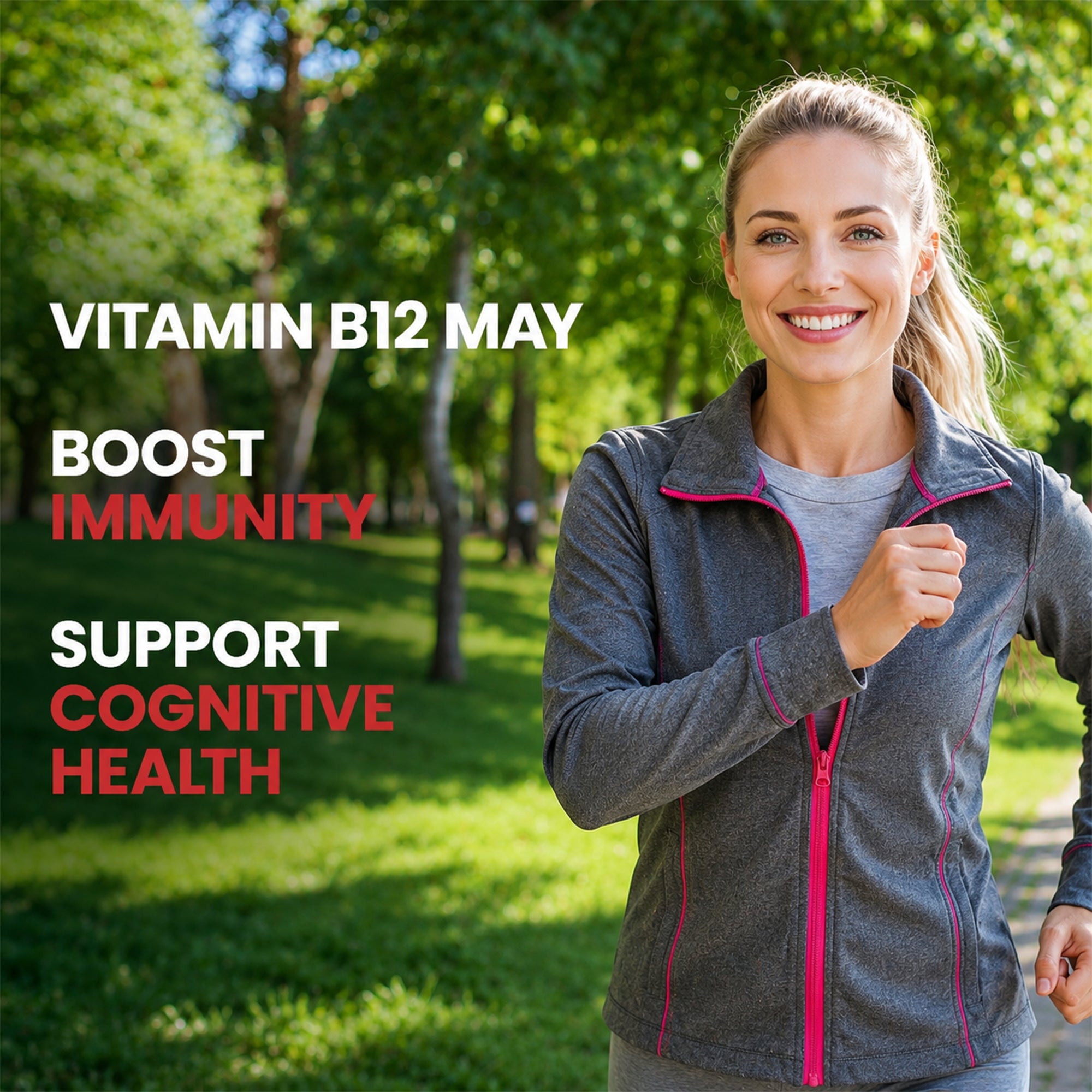 Vitamin B12 1500mcg (Methylcobalamin) Tablets 60 Count | Active B12 Supplement for Energy, Nervous System & Brain Support | Vegetarian