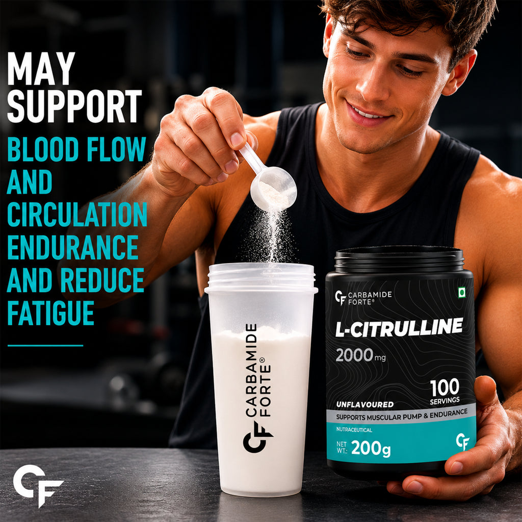 100% Pure L-Citrulline Powder 200g | 2000mg Per Serving | Nitric Oxide Booster | Pre Workout for Muscle Pump, Blood Flow & Endurance | Unflavoured | 95 Servings