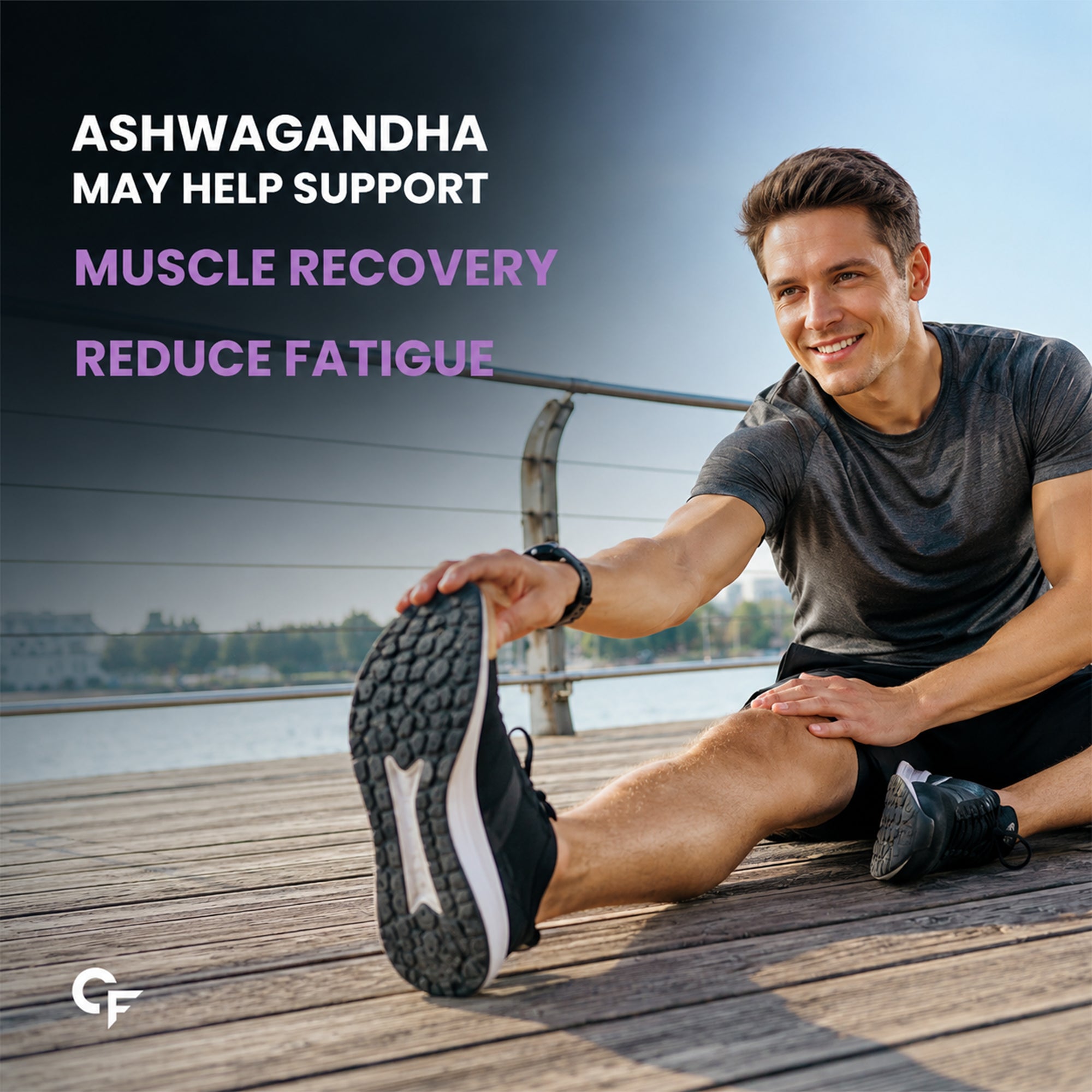 Carbamide Forte Organic Ashwagandha Powder 100g – Pure Ashwagandha Root Churna for Energy, Mood & Muscle Recovery